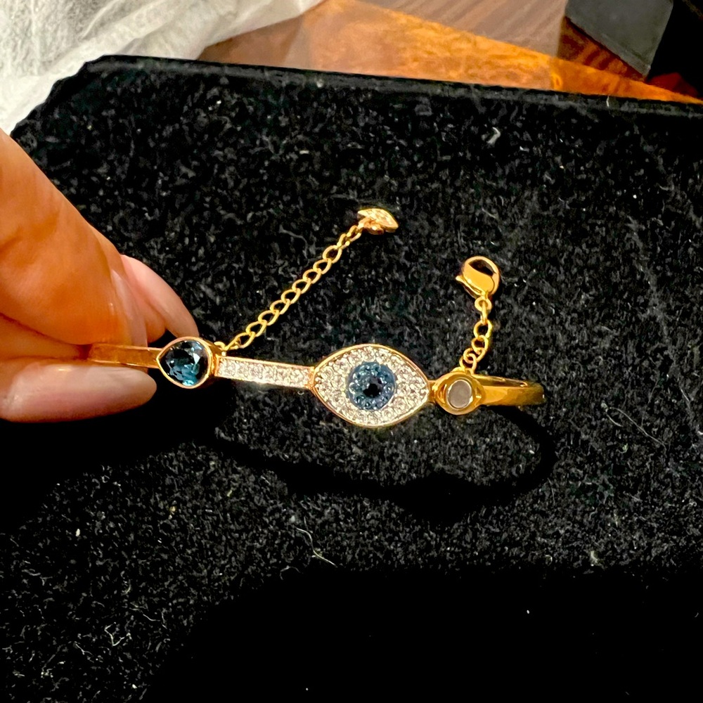 Swarovski evil eye bracelet
